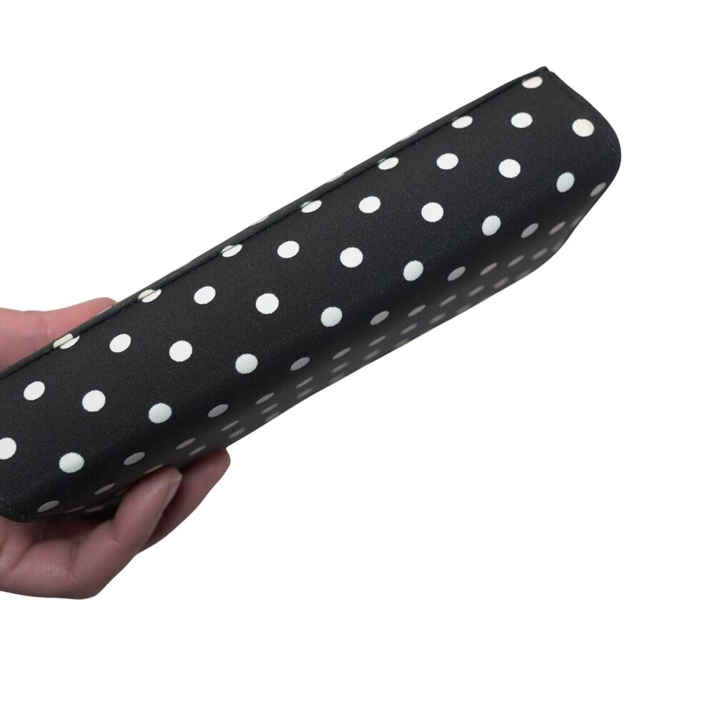 Vanessa Polka Dot Clutch Vtg Glam Girlhoodcore Feminine Crossbody Convertible - Picture 10 of 13